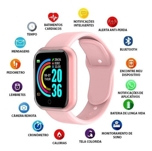 Relógio Inteligente D20 Smartwatch